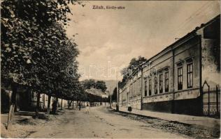 Zilah, Zalau; Király utca. Seres Samu kiadása / street view (EK)