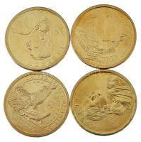 Amerikai Egyesült Államok 2012D-2017P 1$ Cu-Ni-Zn (4xklf) emlékkiadások T:AU USA 2012D-2017P 1 Dollar Cu-Ni-Zn (4xdiff) commemorative isues C:AU