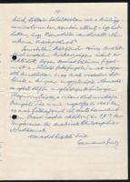 1963 Bp., Germanus Gyula (1884-1979) nemzetközi hírű magyar orientalista autográf levele, benne 1848...