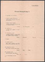 1944 Pályázati hirdetmény a Magyar Királyi Horthy Miklós Honvéd Repülő Akadémiára való felvételre a ...