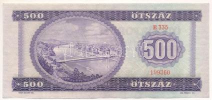1969. 500Ft "E 335 199360" T:F szép papír, nagyobb nyomdai papírránccal
Adamo F40
