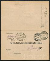 1925 Budapest helyi nyomtatvány / Local printed matter