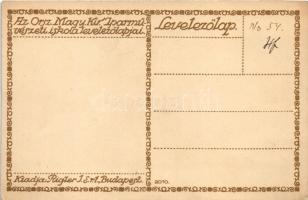 Az Orsz. Magy. Kir. Iparművészeti iskola levelezőlapjai. Ungarische Werkstätte No. 2010. Kiadja Rigl...