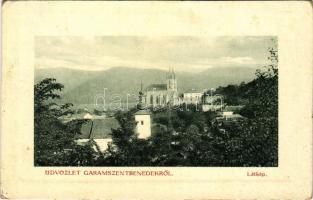 1917 Garamszentbenedek, Sankt Benedikt, Sväty Benadik, Hronsky Benadik; Bencés apátság, látkép. 6370. (W.L. ?) / Benedictine monastery, general view (fl)
