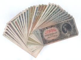 30db-os vegyes pengő bankjegy tétel T:F