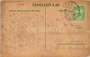 1911 Gidrafűrész, Pila bei Schattmannsdorf, Sägmühl, Píla (Cseszte, Castá); Bolla nyári lak, Felső f...