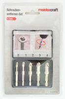 Meistercraft 5 részes törtcsavar kihajtó készlet, bontatlan.