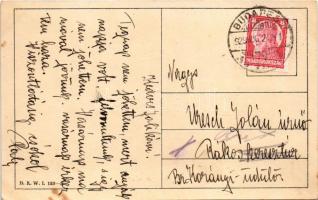 1929 In Blumenbanden / Children art postcard. B.K.W.I. 123-3. s: August Patek (fl)