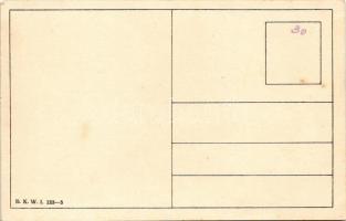 Neckerei / Children art postcard. B.K.W.I. 123-5. s: August Patek (fl)