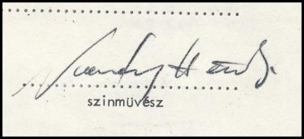 1979 Kemény Henrik (1925-2011) bábművész színészszerződése