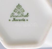 Rosenthal gyertyatartó és váza, jelzett, m: 10 cm alatt