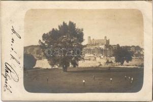 1902 Pozsony, Pressburg, Bratislava; vár / castle. photo (vágott / cut)