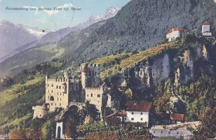 Merano with Brunnenburg castle