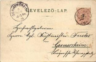 1898 (Vorläufer) Tátra, Magas-Tátra, Vysoké Tatry; Bad Csorba am See / Csorba-tói fogaskerekű vasút ...