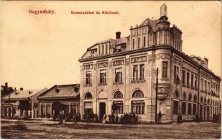 1915 Nagymihály, Michalovce; Kereskedelmi és Hitelbank. Landesmann B. kiadása / bank (EK)