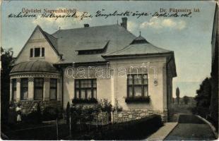 1920 Nagymihály, Michalovce; Dr. Füzesséry lak. Strömpl Jenő és István kiadása / villa (EB)