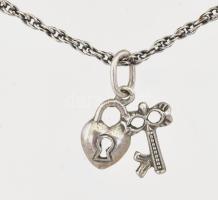 Ezüst (Ag) nyaklánc, jelzett, 5,2g