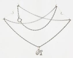 Ezüst (Ag) nyaklánc, jelzett, 5,2g