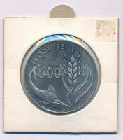 Ciprus 1981. 500M "FAO - Élelmezési világnap" T:AU Cyprus 1981. 500 Mils "FAO - World Food Day" C:AU Krause KM#51