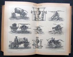 A Pallas Nagy Lexikona. Az összes ismeretek enciklopédiája. I-XVIII.  kötet  (a 2. és a 8. kötet kivételével teljes), Bp. 1893-1900. Pallas Aranyozott kiadói félbőr kötésben (egy-két köteten kisebb, javítható hibák)