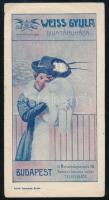 Weiss Gyula Divatáruháza Budapest számolócédula