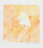 Olbert Mariann (1973-): Játék a formával. Szitanyomat, papír. Jelzett. 14,5x14,5 cm