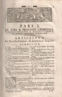 Bodó [Mátyás], Mathias:
Jurisprudentia criminalis secundum praxim & constitutiones Hungaricas i...