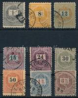 1888 Teljes sztereo sor (23.500) (12kr sarokhibák) / complete stereo set (12kr missing corners)