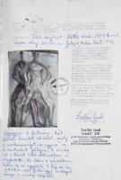 Tóth Menyhért (1904-1980): Kettős alak, 1959 körül. Olaj, vászon. Jelezve balra lent: TM. Zsellér Je...