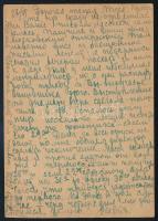 Soviet Union ~1934 Propaganda PS-card with additional franking Szovjetunió; ~1934 Propaganda díjjegy...