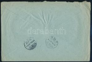 1916 Ajánlott tábori posta levél / Registered field cover "K.u.k. Infanterie-Regiment Freiherr ...