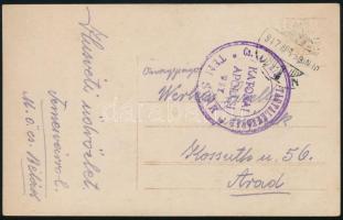 1917 Tábori posta képeslap / Field postcard "TARTALÉKKÓRHÁZ TEMESVÁR"