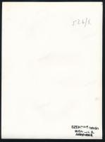 cca 1930-1940 Szendrő István (1908-2000): Balatoni vitorlások, hátoldalon pecséttel jelzett fotó, sa...