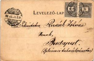 1899 (Vorläufer) Alsódomboru, Alsó-Domború, Donja Dubrava; Fő tér, templom, Vasúti utca, Sonewald He...