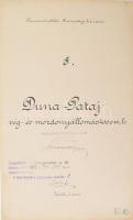 1902 Duna-pataj (Dunapataj) vég- és mozdonyállomás tervrajza, Kunszentmiklós-Dunapataj helyi érdekű ...