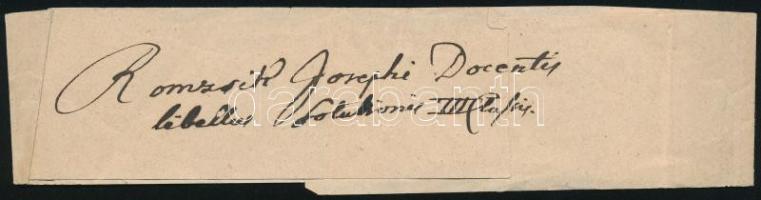 1876 Hírlapbélyeg teljes címszalagon / Newspaper stamp on complete wrapper "ESZTERGOM"