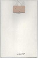 G. Szántó András (1937-2002): Bohóc. Fotó, papír, kartonon, hátoldalán pecséttel jelzett, kis kopott...