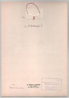 G. Szántó András (1937-2002): A teremőr. Fotó, papír, kartonon, hátoldalán pecséttel jelzett, kis ko...