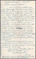 1945.III.3 Geleji Sándor (1898-1967), a csepeli Weiss Manfréd Művek igazgatójának (1945-49), későbbi kétszeres Kossuth-díjas professzor levele feleségéhez, Gerő Zsófiához (1895-1966), Gerő Ödön (1863-1939) műkritikus, író lányához, amelyben a Weiss Manfréd Művekben Korbuly János (1893-1976) műszaki igazgatóval tartott értekezletet említ. Más egyéb érdekes részlettel. Egy kézzel írt oldal, Geleji Sándor autográf aláírásával.