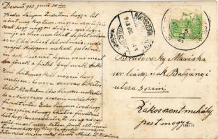 1913 Dernő, Drnava (Rozsnyó, Roznava); templom belső, Mária oltár / church interior, Maria altar. ph...