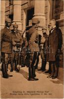 Brassó, Kronstadt, Brasov; Brassó felszabadítása, Őfelsége Károly király fogadtatása 1916 október 17-én / Die Befreiung Kronstadts, Empfang Sr. Majestät Königs Karl / entry of the German troops, reception of Charles I of Austria