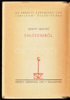 Bánffy Miklós: Emlékeimből. Az Erdélyi Szépmíves Céh jubileumi díszkiadása. Kolozsvár, [1943.],Erdél...