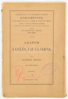 Frazenau Ágoston: Adatok Letkés faunájához. Bp., 1894. Kiadói papírkötés, felvágatlan példány, 36p, széteső állapotban.