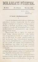 1870 Borászat Füzetek II. évf. 1-12. füzet. Teljes, II. évfolyam! [Szerk. Somssich Pál és Entz Feren...