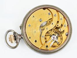 Patek Philippe nyitott zsebóra. Jelzett számlap, jelzett szerkezet, szerkezetszám: 144541 Későbbi fé...