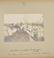 cca 1900 Vietnám, Dél-Kelet Ázsia. Fotó gyűjtemény. 108 db fotó nagyméretű kartonon magyar utazó fel...