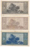 1945. 1.000.000P + 1946. 1.000.000MP + 1.000.000BP T:F, közte szép papír