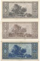 1945. 1.000.000P + 1946. 1.000.000MP + 1.000.000BP T:F, közte szép papír