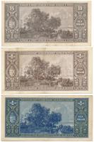 1945. 1.000.000P + 1946. 1.000.000MP + 1.000.000BP T:F, közte szép papír