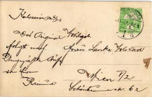 1913 Kolozsvár, Cluj; Maggi ételízesítő pavilon kiállítása / Maggi seasonings pavilion exhibition. p...